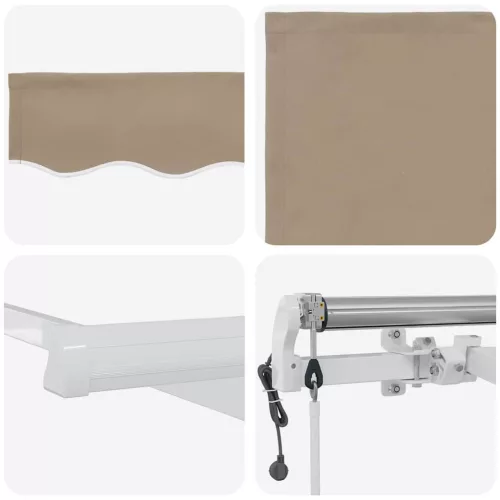 Behúzható napellenző 350 x 250 cm Bézs