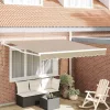 Behúzható napellenző Bézs 350 x 250 cm szövet