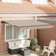 Behúzható napellenző Bézs 350x250 cm szövet