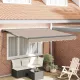 Behúzható napellenző Bézs 350x250 cm szövet