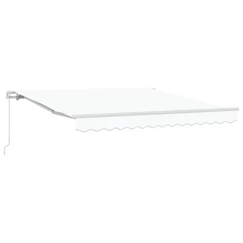 Behúzható napellenző Fehér 350 x 250 cm szövet