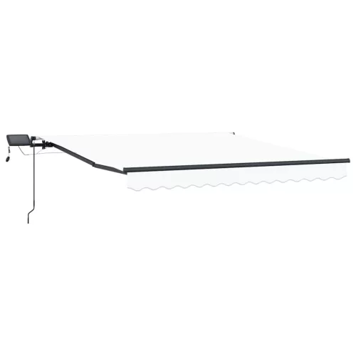 Behúzható napellenző Fehér 350 x 250 cm szövet