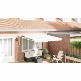 Behúzható napellenző Fehér 350 x 250 cm szövet