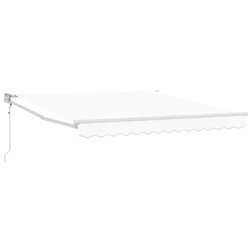 Behúzható napellenző Fehér 350 x 250 cm szövet