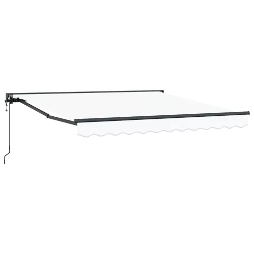 Behúzható napellenző Fehér 350x250 cm szövet