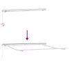 Behúzható napellenző Világosszürke 350 x 250 cm szövet