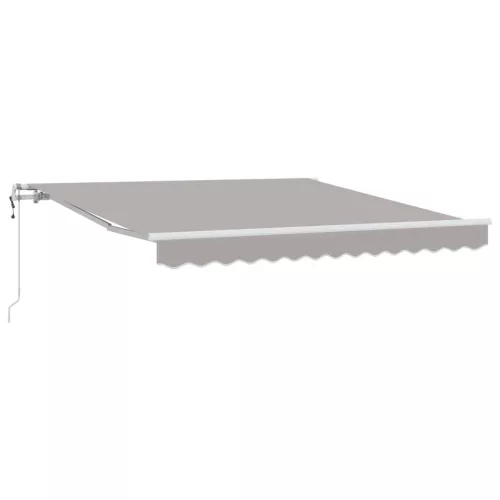 Behúzható napellenző 350 x 250 cm Világosszürke