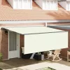 Behúzható napellenző Krém 400 × 300 cm szövet