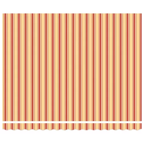 Behúzható napellenző sárga és narancssárga 400 × 300 cm