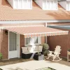 Behúzható napellenző Sokszínű 400 × 300 cm Poliészter
