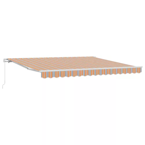 Behúzható napellenző Sokszínű 400 × 300 cm Poliészter