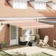 Behúzható napellenző tartalmaz Sokszínű 400 ×300 cm szövet
