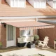 Behúzható napellenző Sokszínű 400 × 300 cm szövet