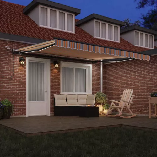 Behúzható napellenző tartalmaz Sokszínű 400 × 300 cm szövet