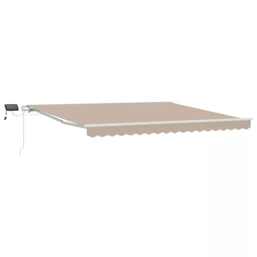 Behúzható napellenző tartalmaz Bézs 400 ×300 cm szövet