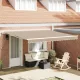 Behúzható napellenző 400 × 300 cm Bézs