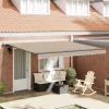 Behúzható napellenző Bézs 400 × 300 cm szövet