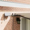 Behúzható napellenző LED -es lámpákkal Bézs 400 ×300 cm szövet
