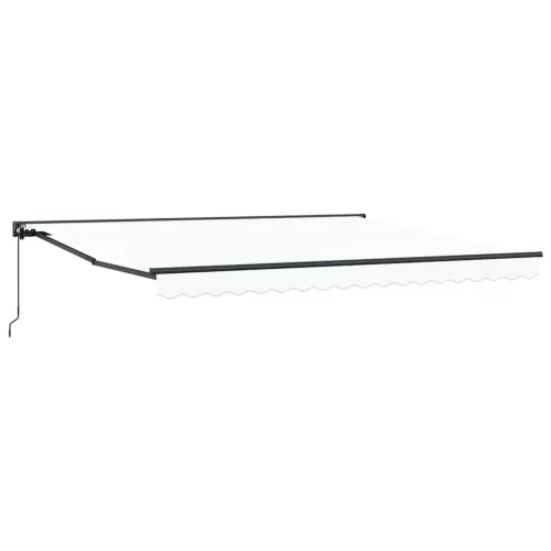 Behúzható napellenző Fehér 400x300 cm szövet