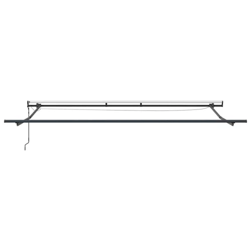 Behúzható napellenző Zöld és sárga 400 × 300 cm szövet
