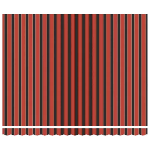 Behúzható napellenző sárga és narancssárga 400 × 350 cm szövet