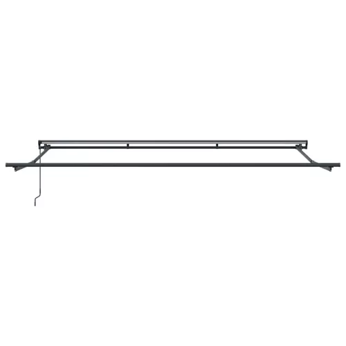 Behúzható napellenző Kék és fehér 450 × 300 cm szövet