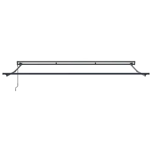 Behúzható napellenző Narancs és Barna 450x300 cm szövet