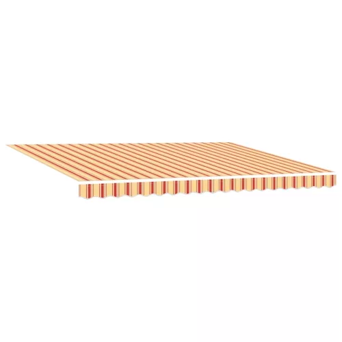 Behúzható napellenző sárga és narancssárga 450 ×300 cm szövet