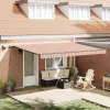 Behúzható napellenző Sokszínű 450 ×300 cm szövet