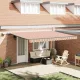 Behúzható napellenző Sokszínű 450 ×300 cm szövet