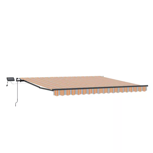 Behúzható napellenző Sokszínű 450 ×300 cm szövet