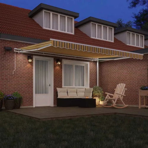 Behúzható napellenző tartalmaz Sokszínű 450 ×300 cm szövet