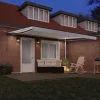 Behúzható napellenző tartalmaz Fehér 450 × 300 cm szövet
