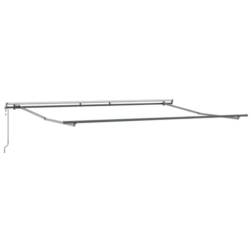 Behúzható napellenző narancssárga és barna 500 ×300 cm szövet