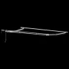 Behúzható napellenző sárga és narancssárga 500 ×300 cm szövet