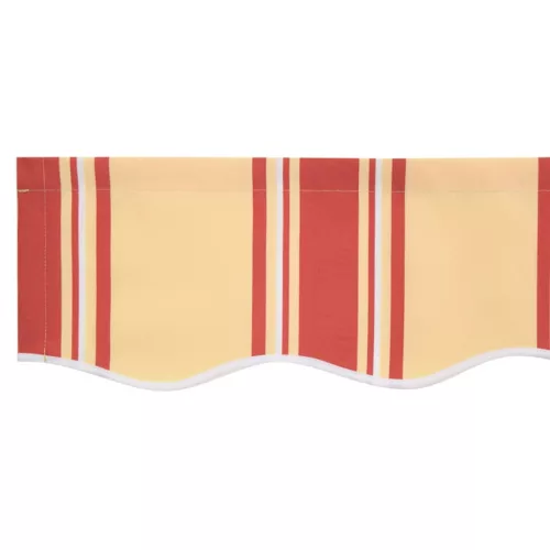 Behúzható napellenző Sárga és narancs 500 × 300 cm