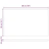 Behúzható napellenző Sárga és narancs 500x300 cm szövet