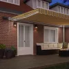 Behúzható napellenző tartalmaz Sokszínű 500 ×300 cm szövet