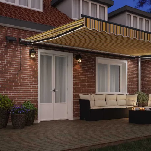 Behúzható napellenző Sokszínű 500 ×300 cm szövet