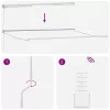 Behúzható napellenző Sokszínű 500 × 300 cm szövet