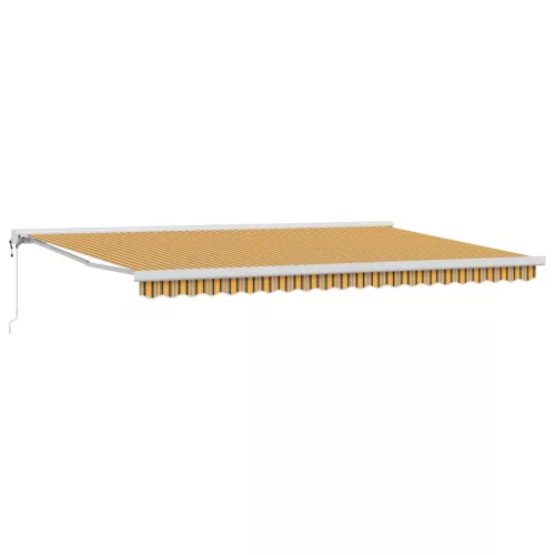 Behúzható napellenző Sokszínű 500 × 300 cm Szövet, Fém