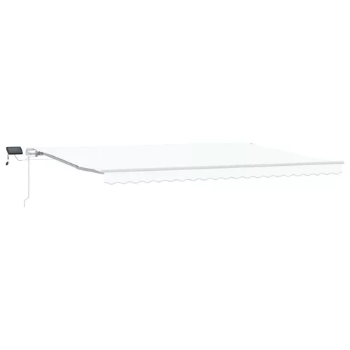 Behúzható napellenző tartalmaz Fehér 500 ×350 cm szövet
