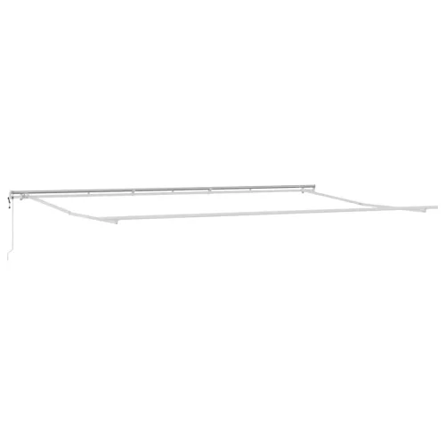 Behúzható napellenző 600 × 300 cm sárga és narancssárga