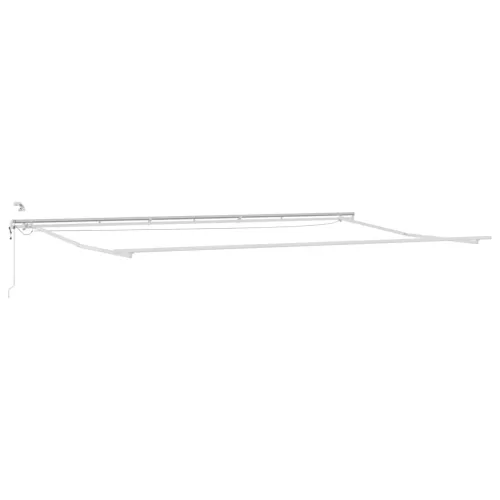 Behúzható napellenző Sárga és narancs 600 × 300 cm