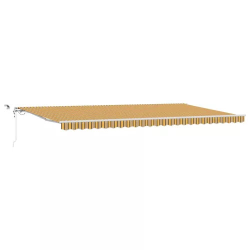 Behúzható napellenző Sokszínű 600 × 300 cm Szövet és Fém