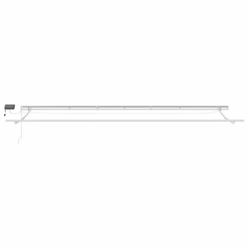 Behúzható napellenző narancssárga és barna 600 ×350 cm szövet
