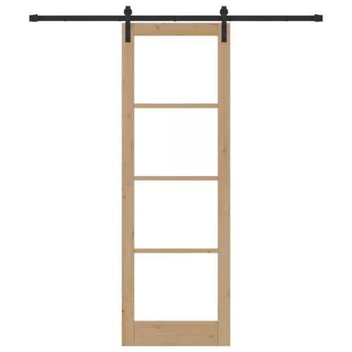 Csúszóajtó Egyéb ORKDAL Barna 78 x 232 cm Fa és fém