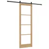 Csúszóajtó Egyéb ORKDAL Barna 78 x 232 cm Fa és fém