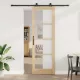 Csúszóajtó ORKDAL Barna 78 x 232 cm Fa és fém