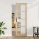 Csúszóajtó ORKDAL Barna 78 x 232 cm Fa és fém